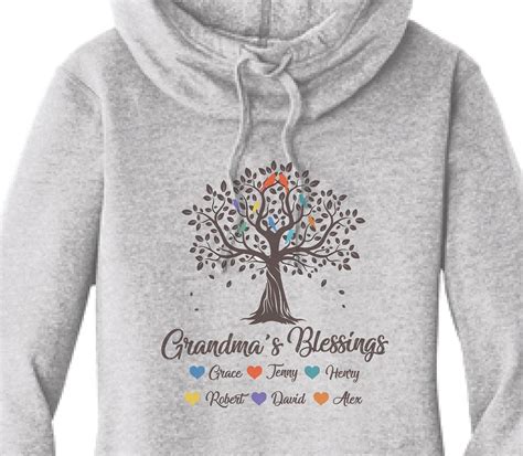 grandma sweatshirt personalized|personalized grandma shirts for grandkids.